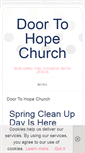 Mobile Screenshot of doortohopechurch.org