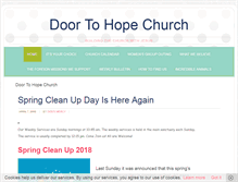 Tablet Screenshot of doortohopechurch.org